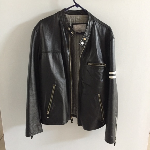 Men’s leather jacket - Picture 1 of 6